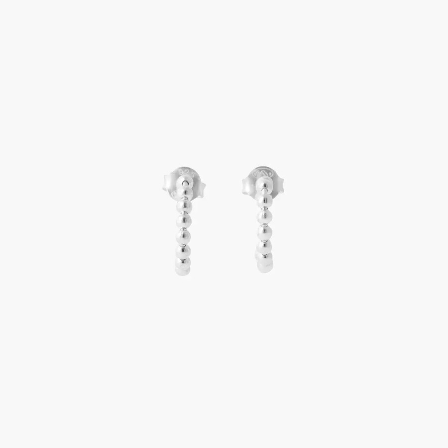 Best Creoles Boules Argent Garanti Silver Idol Boucles D'Oreilles Argent Garanti