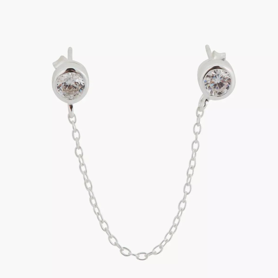 Online Boucle D'Oreilles Chaine Argent Garanti Boucles D'Oreilles