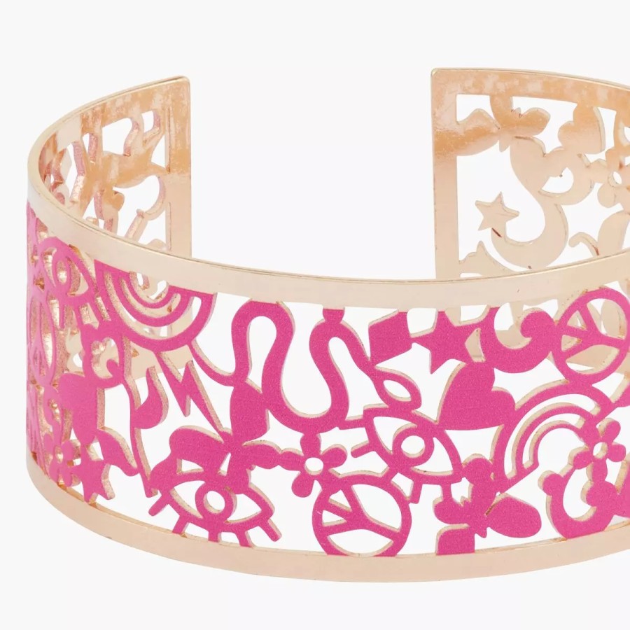 Best Manchette Ajouree - Fuchsia Bracelets