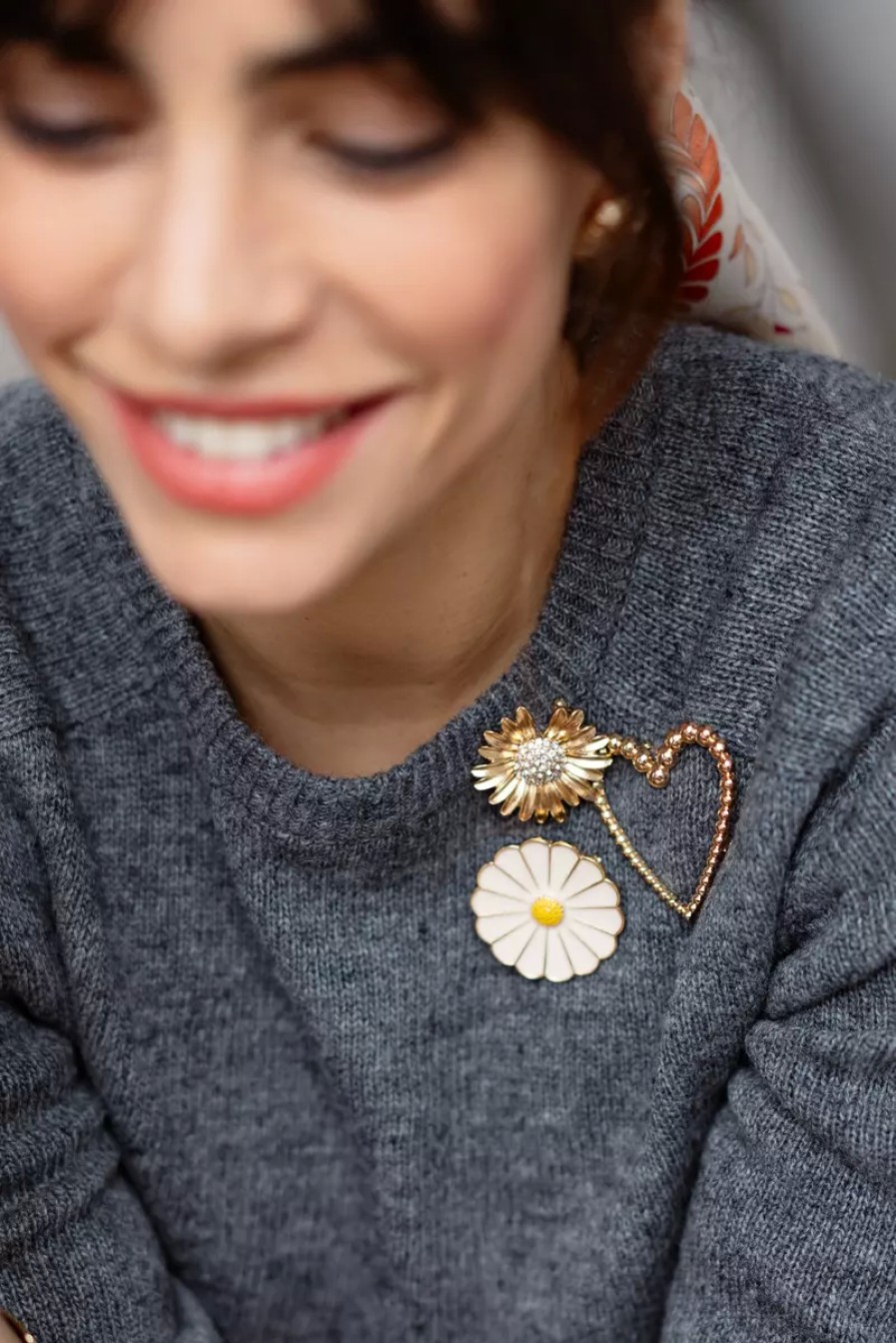 Online Broche Coeur Doree Broches