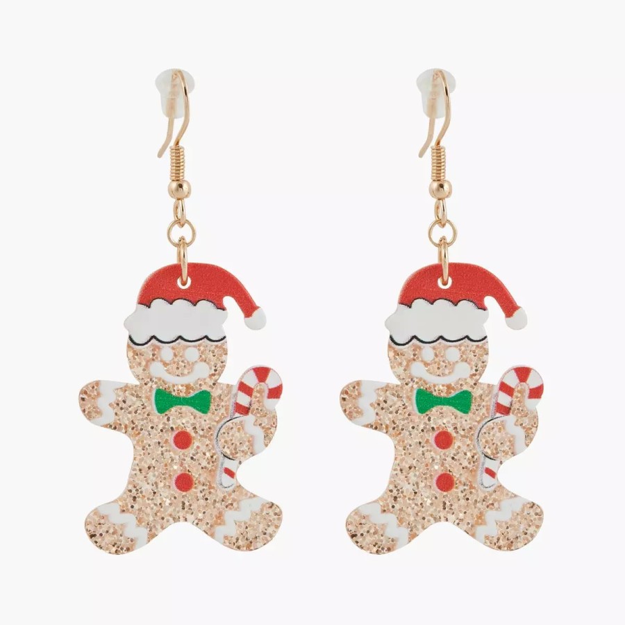 Best Boucles D'Oreilles Bonhomme Xmas Party Boucles D'Oreilles