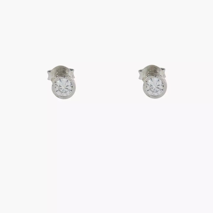 Wholesale Puces D'Oreilles Argent Garanti Et Zirconium - Argente Boucles D'Oreilles Argent Garanti