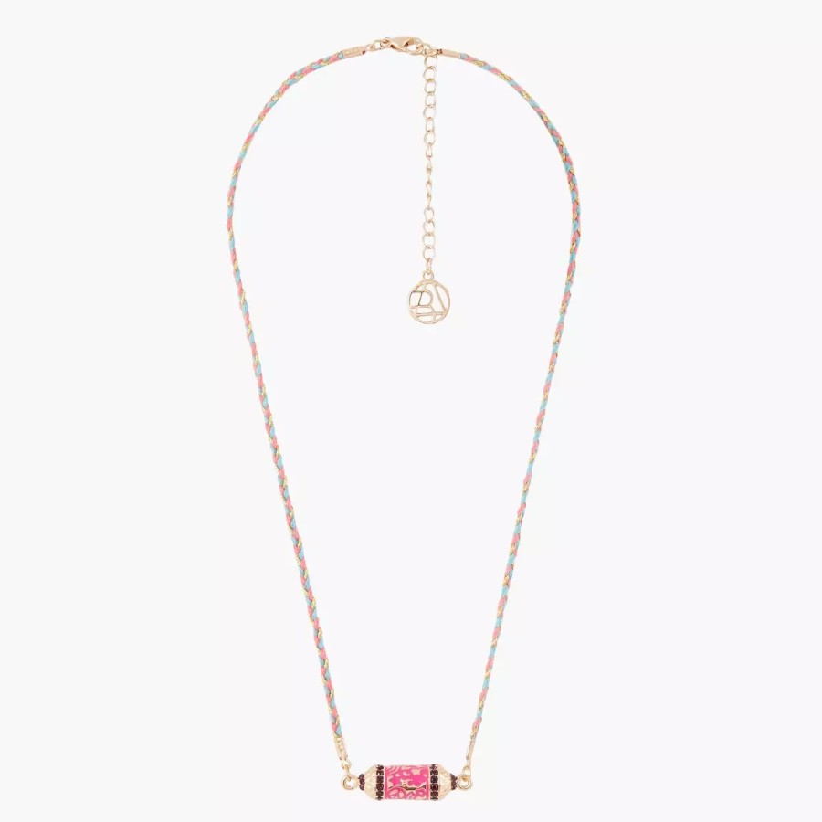 Best Collier Tresse Avec Talisman - Rose Et Dore Colliers