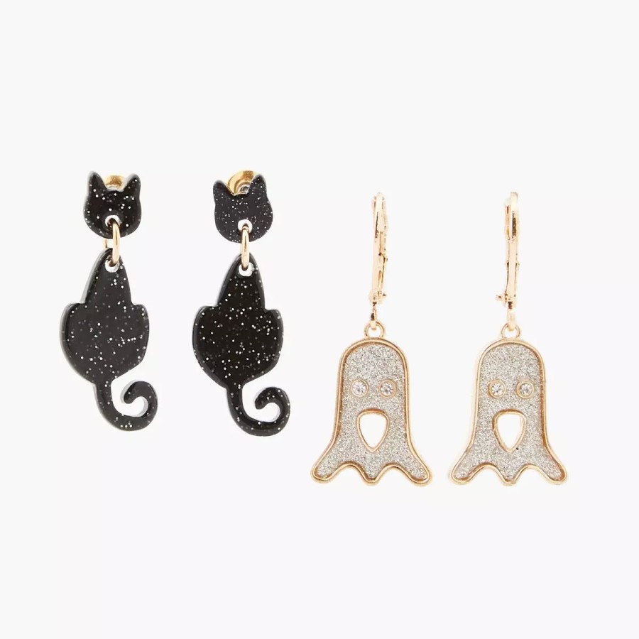 Online Set De Boucles D'Oreilles Chats/Fantomes Halloween Boucles D'Oreilles