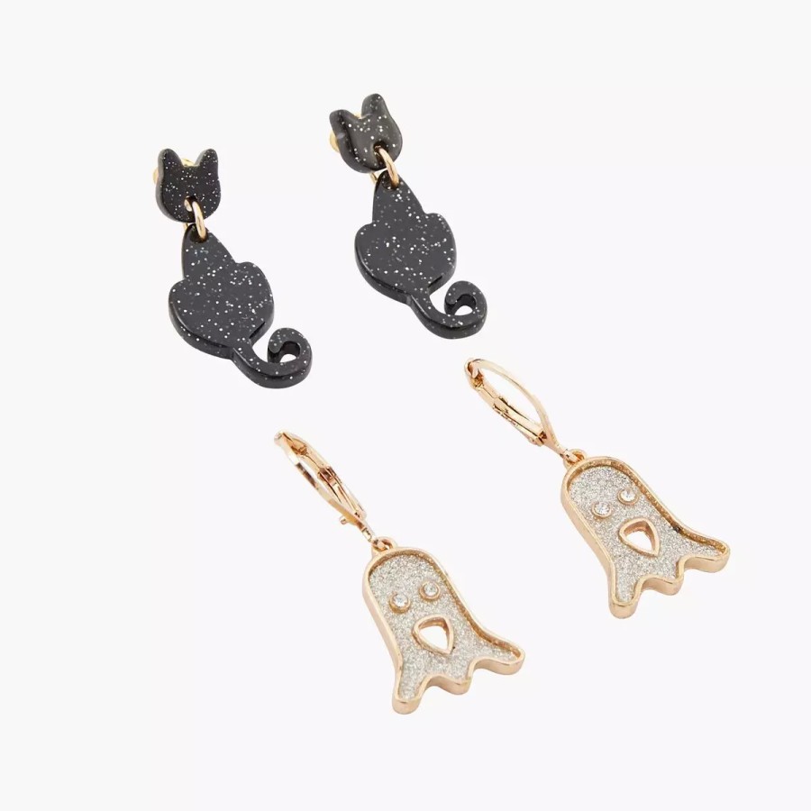 Online Set De Boucles D'Oreilles Chats/Fantomes Halloween Boucles D'Oreilles