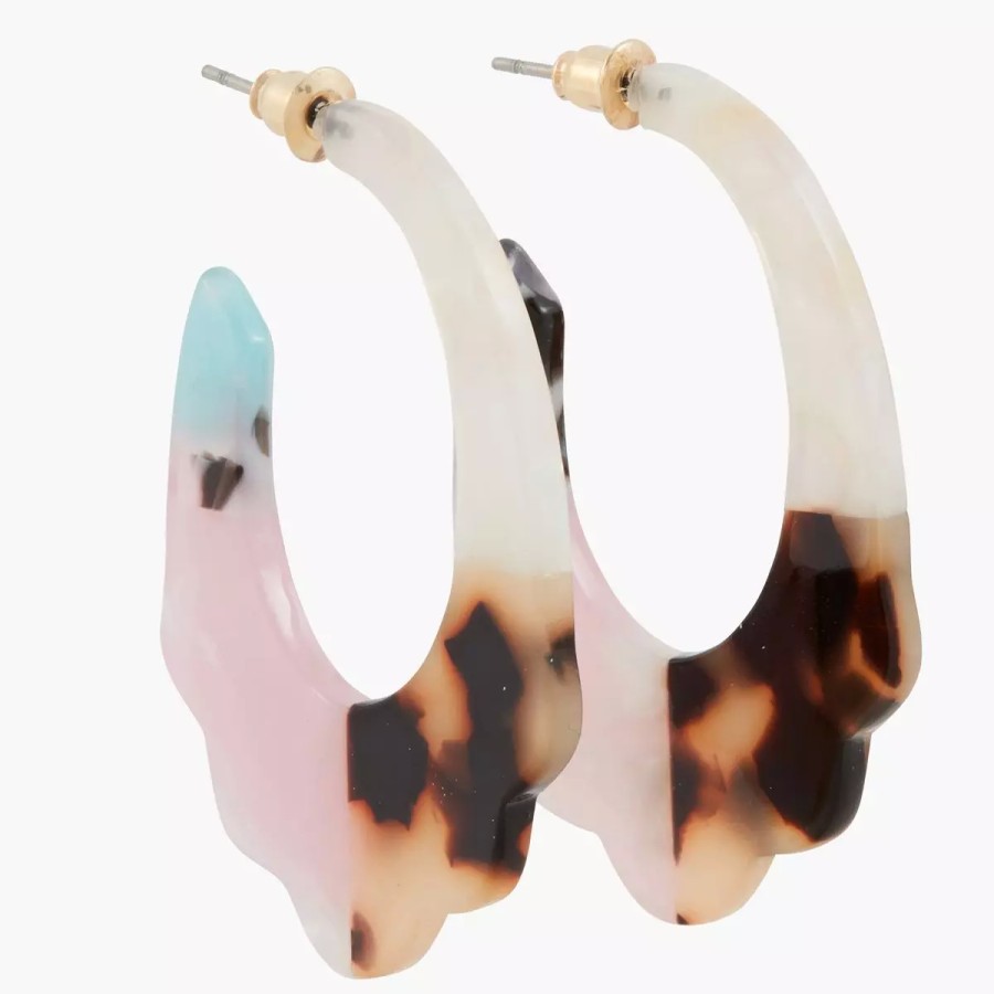 Online Creoles En Resine Opal Mosaic Boucles D'Oreilles