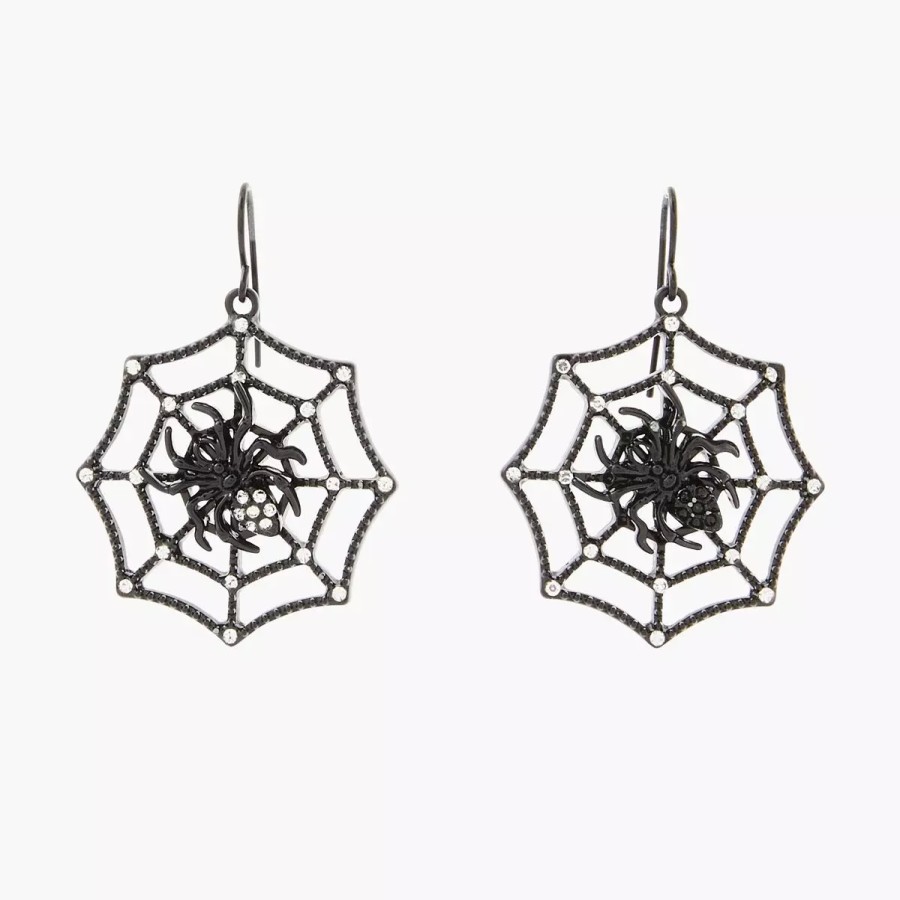 Hot Boucles D'Oreilles Toile D'Araignee Halloween Boucles D'Oreilles