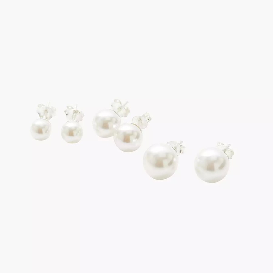 Online Set De Puces D'Oreilles Argent Garanti Boucles D'Oreilles Argent Garanti