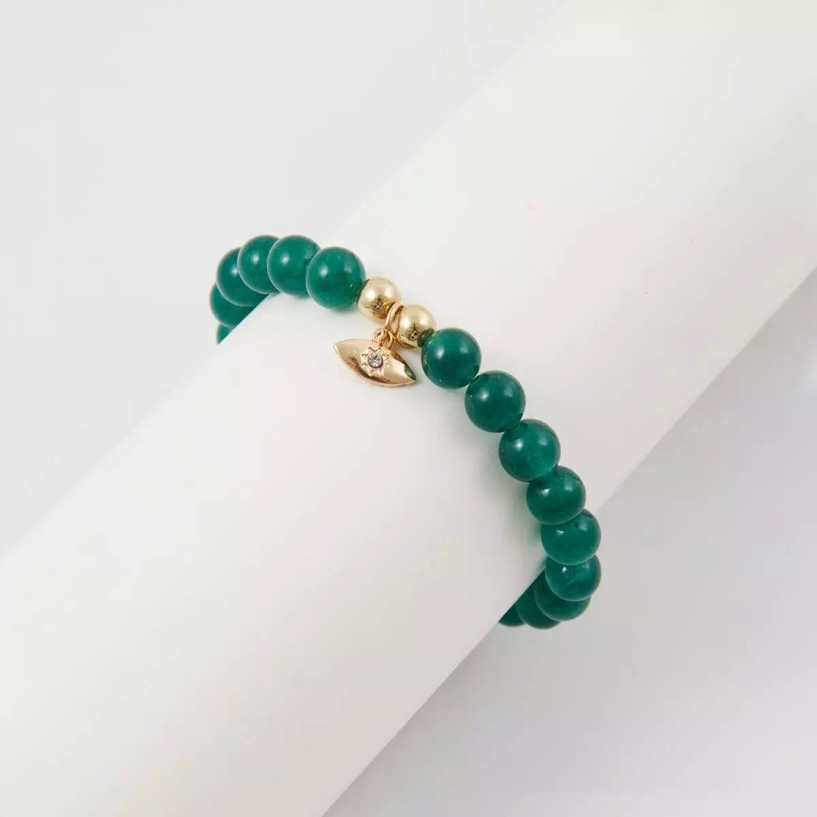 New Bracelet Perles D'Aventurines - Vert Bracelets