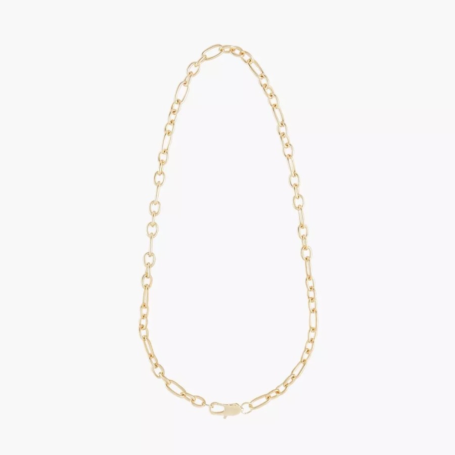 Online Collier A Maillons Dore - Chains & Charms Chains & Charms