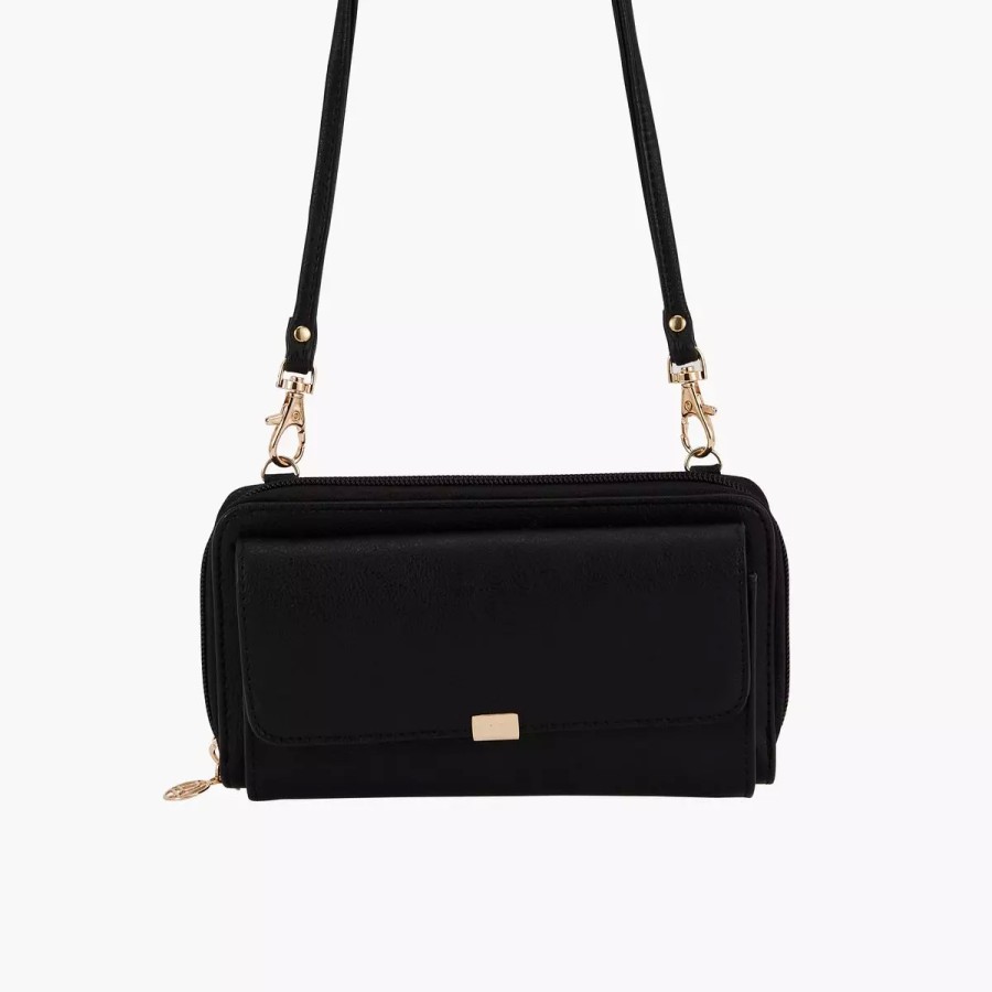 Online Pochette De Voyage A Bandouliere - Noir Sacs