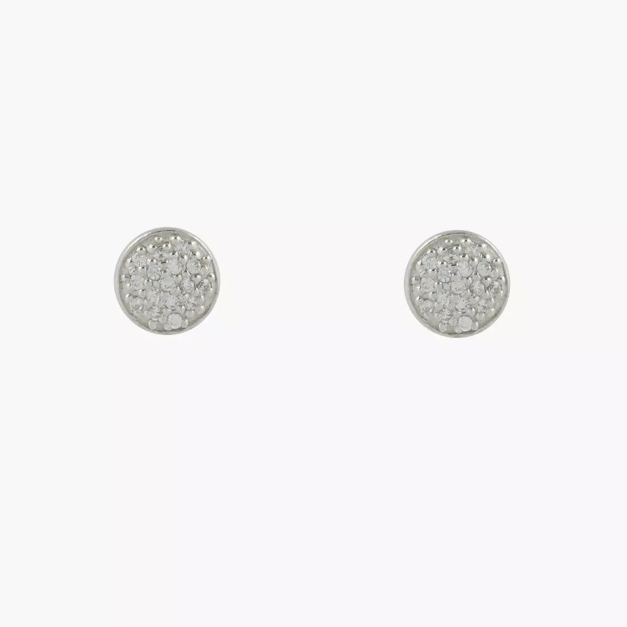 New Puces D'Oreilles Strass Argent Garanti Silver Idol Boucles D'Oreilles Argent Garanti