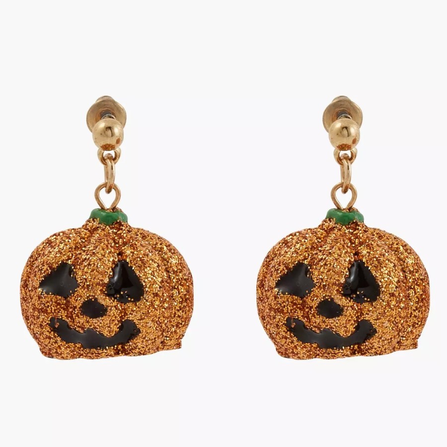 New Boucles D'Oreilles Citrouilles Halloween Boucles D'Oreilles