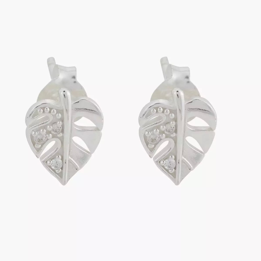 Wholesale Boucles D'Oreilles Feuilles Argent Garanti Boucles D'Oreilles