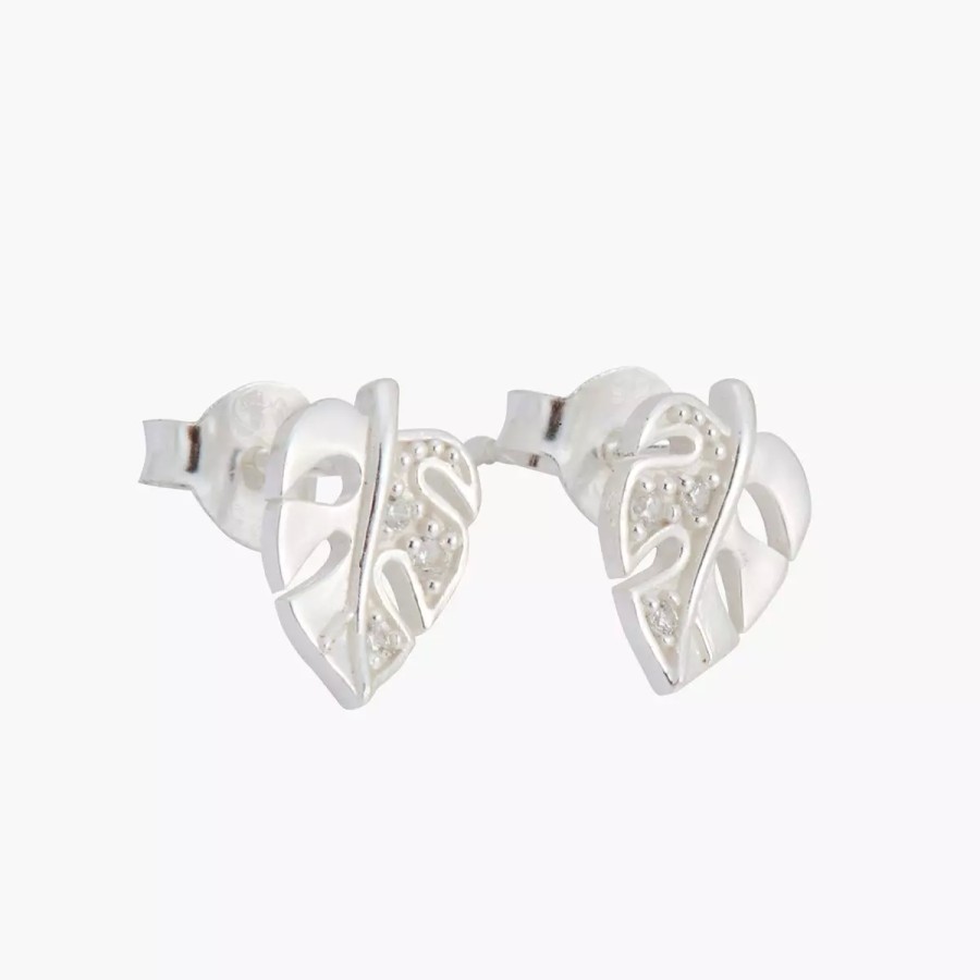 Wholesale Boucles D'Oreilles Feuilles Argent Garanti Boucles D'Oreilles