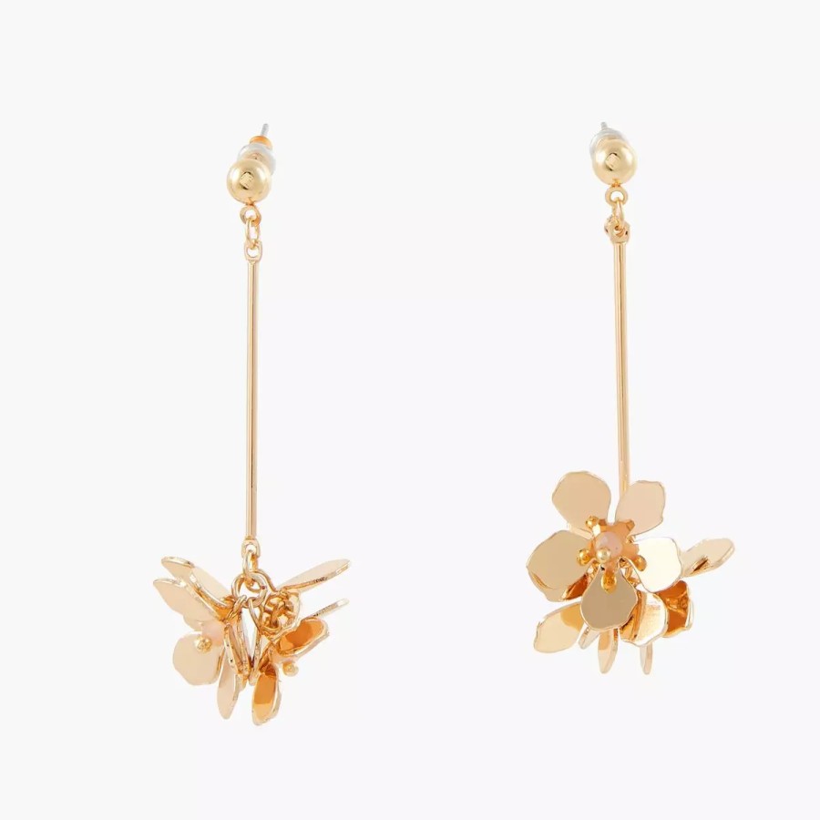 Best Boucles D'Oreilles Pendantes Avec Fleurs En Metal Pastel Prairy Boucles D'Oreilles