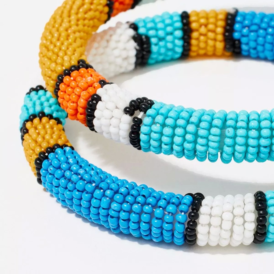 Hot Set De 2 Bracelets En Perles De Rocaille - Multicolore Bracelets