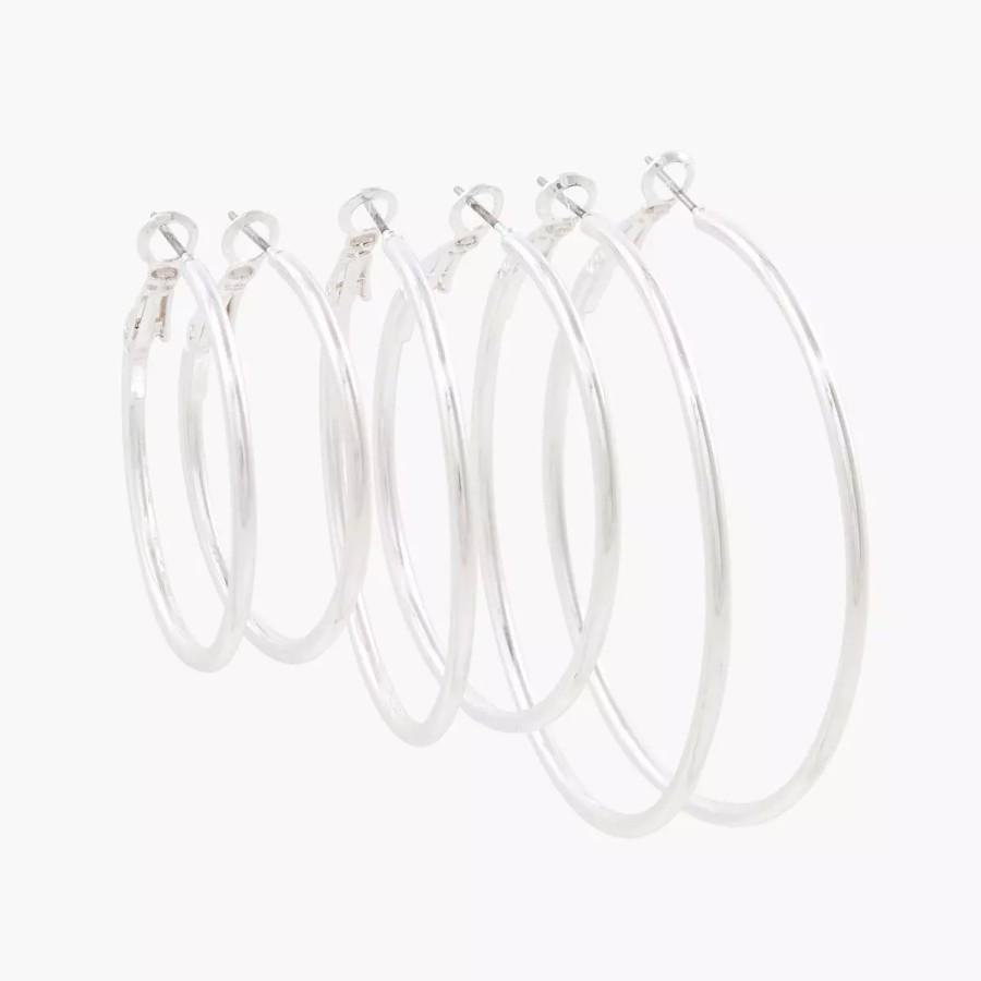 Best Set De 3 Paires De Creoles Boucles D'Oreilles