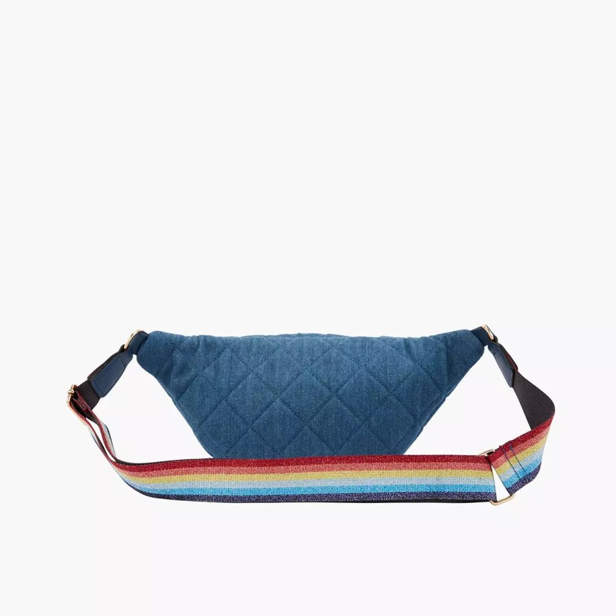 Wholesale Sac Banane En Denim Matelasse Sacs