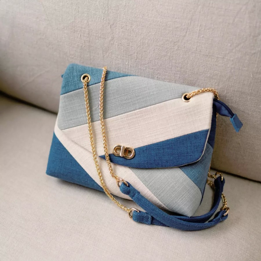 New Sac Porte Epaule Bleu Sacs