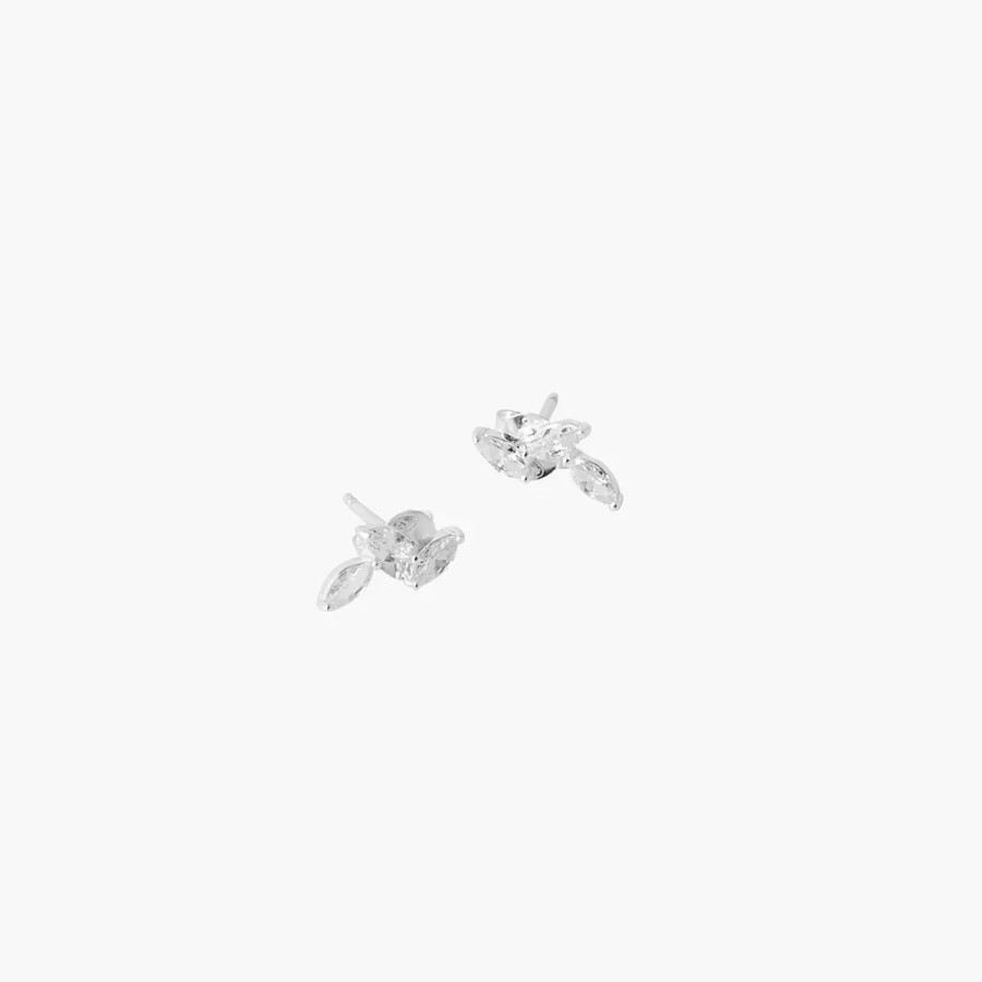 New Puces D'Oreilles Zirconium Argent Garanti Boucles D'Oreilles Argent Garanti