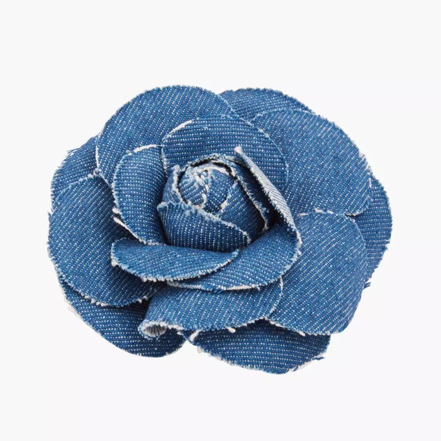 Wholesale Broche Fleur En Jeans Broches