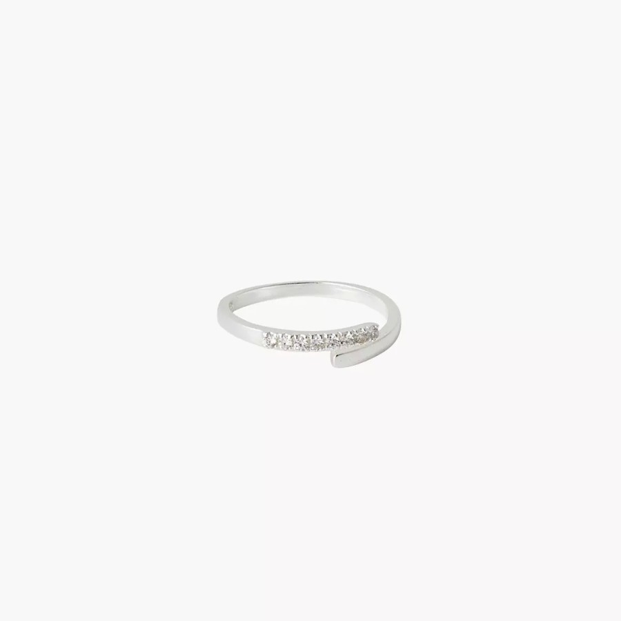 New Bague Zirconium Argent Garanti Bagues Argent Garanti