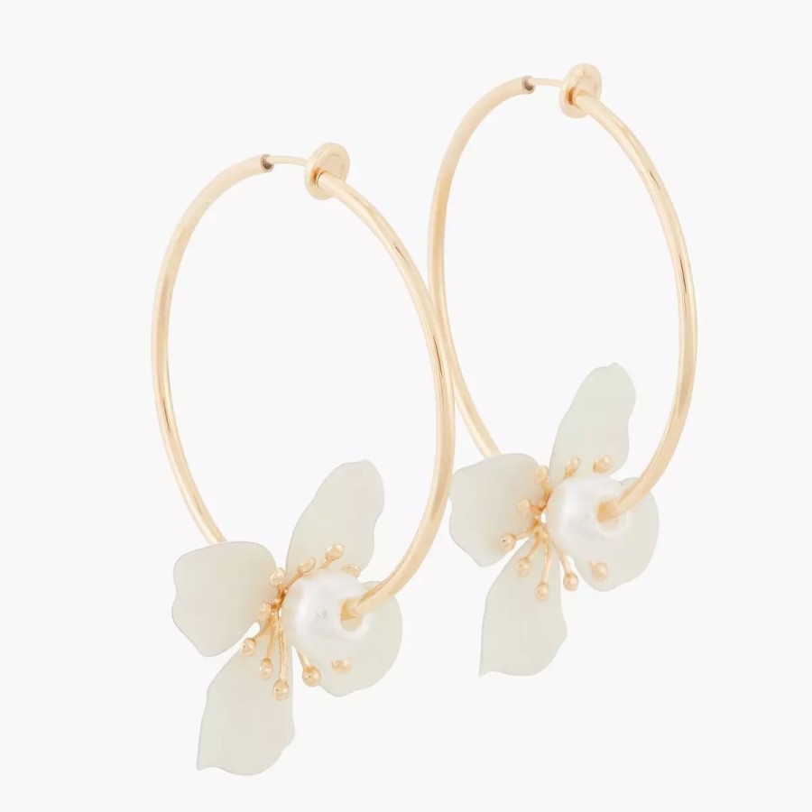 New Creoles Fleurs Boucles D'Oreilles