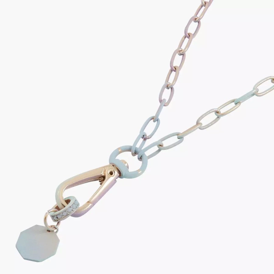 New Collier A Pendant Mousqueton Pastel Spray Colliers