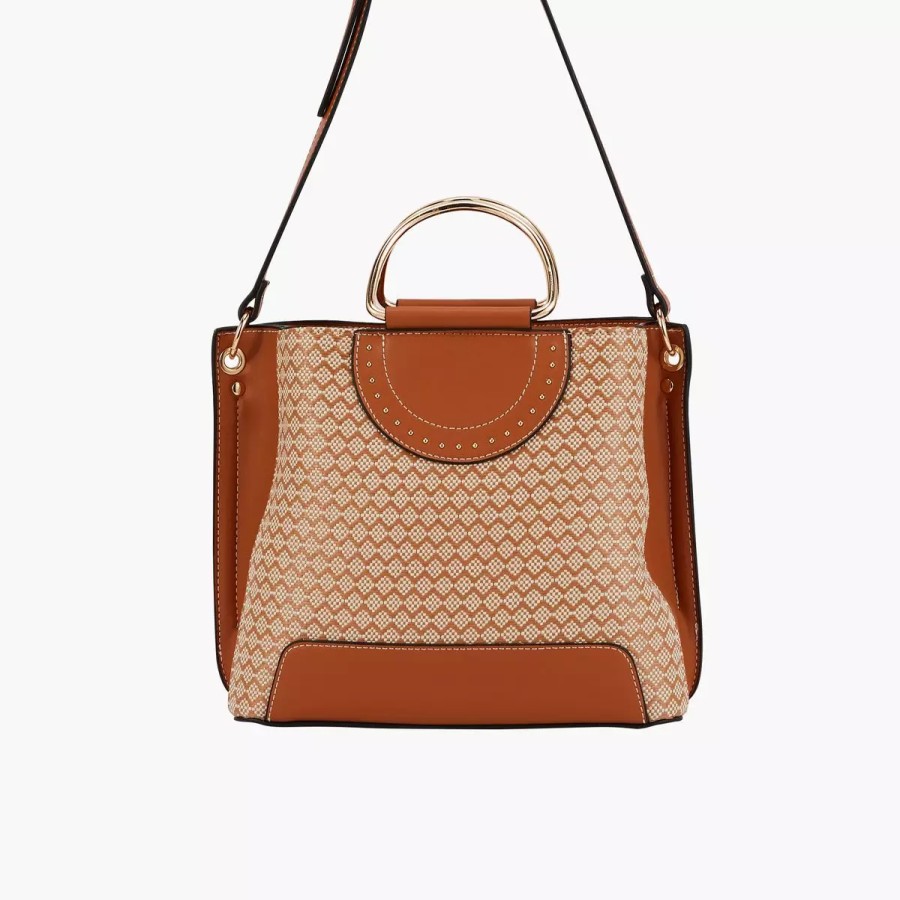 Best Sac Bi-Matiere - Camel Et Beige Sacs