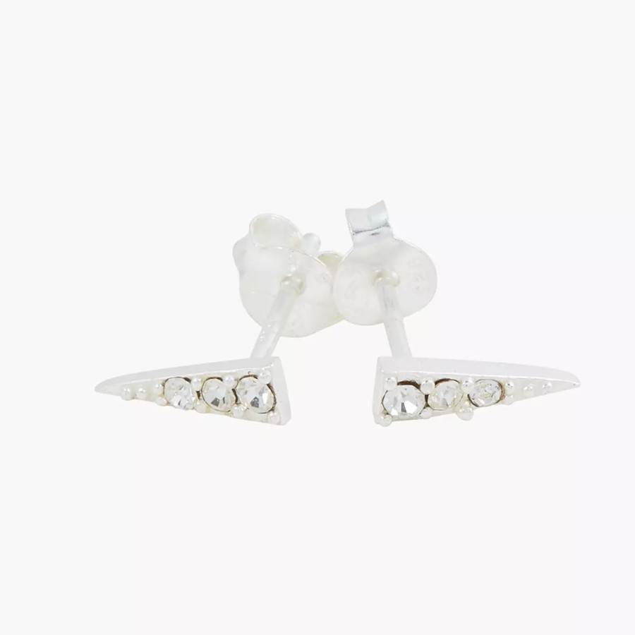 New Puces D'Oreilles Zirconium Argent Garanti Boucles D'Oreilles Argent Garanti