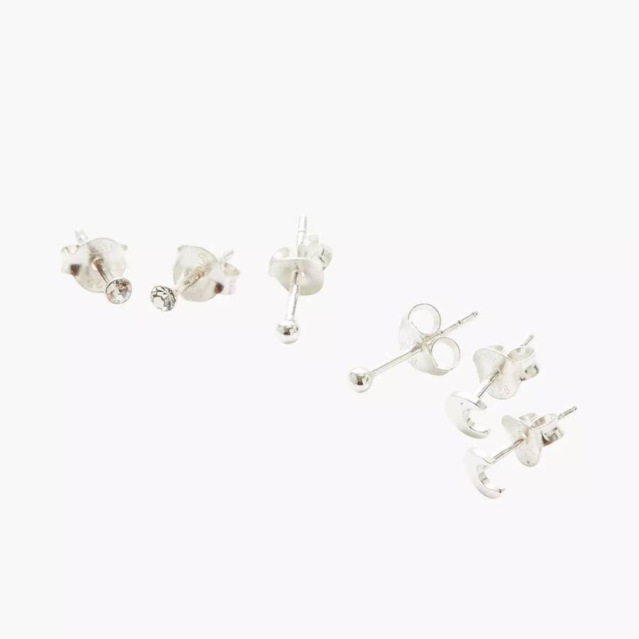 New Set De 3 Paires De Boucles D'Oeilles En Argent Garanti Boucles D'Oreilles Argent Garanti