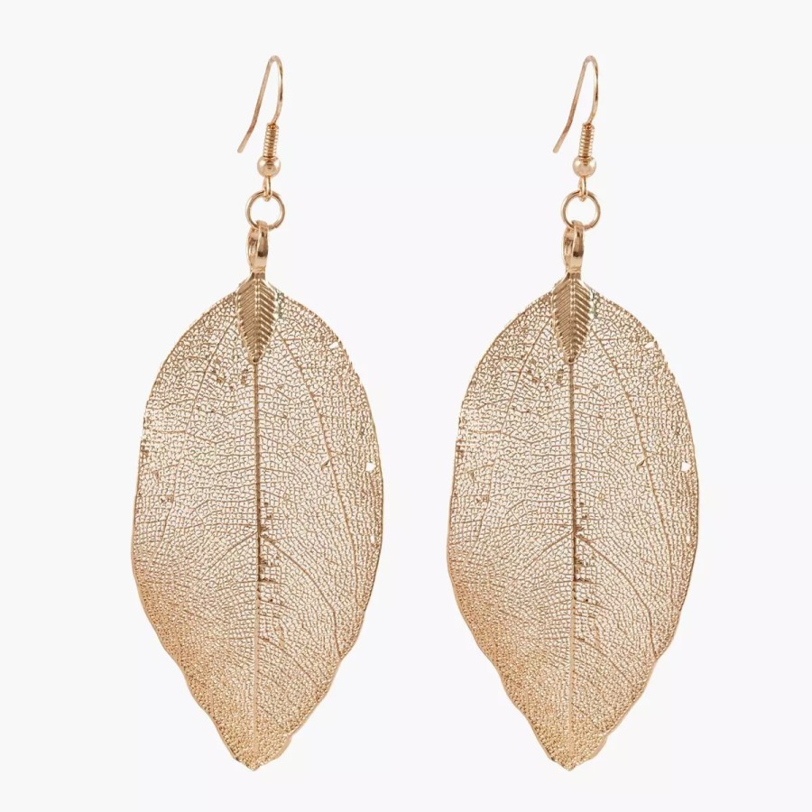 Hot Boucles D'Oreilles Feuille Singapour Boucles D'Oreilles