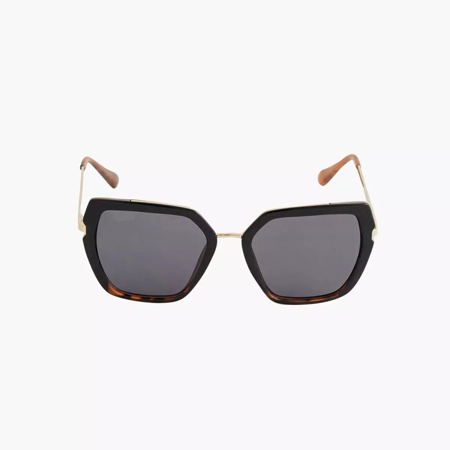 Online Lunettes De Soleil Hexagonales Noires Lunettes De Soleil