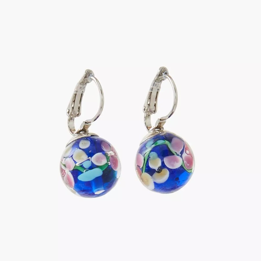 Wholesale Boucles D'Oreilles Perles De Verre City Azur Boucles D'Oreilles