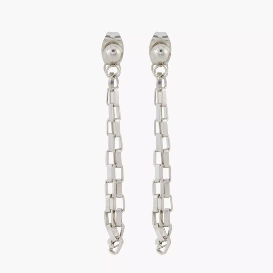 Online Boucles D'Oreilles Chaine Acier Inoxydable Boucles D'Oreilles Acier Inoxydable