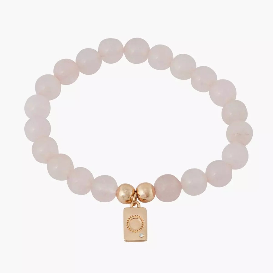 New Bracelet Perles De Quartz - Rose Clair Bracelets